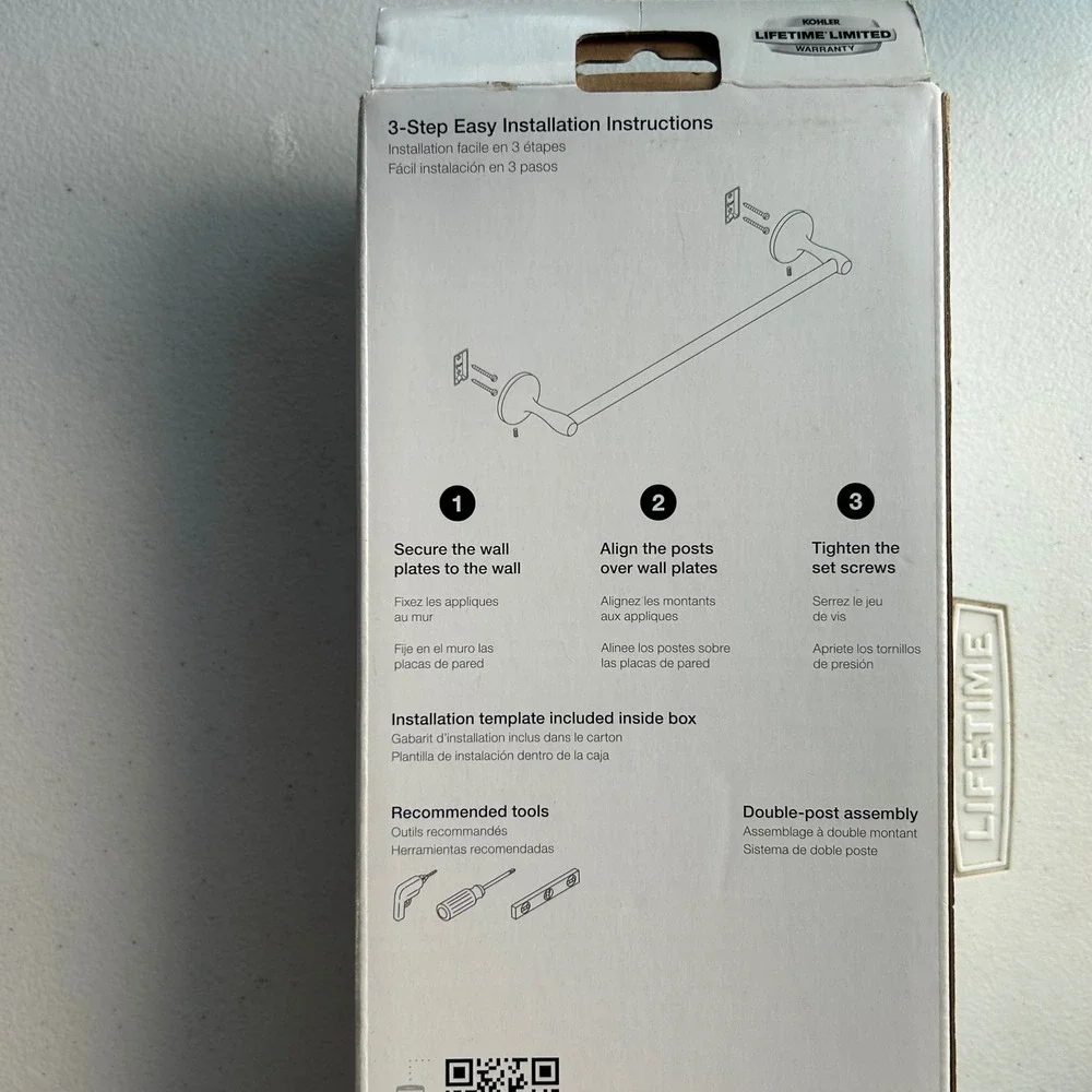 Kohler Willamette 18 Inch Towel Bar Brushed Nickel R99800-BN Bathroom Hardware